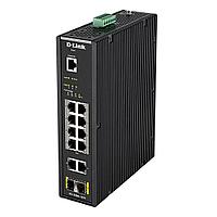 D-Link DIS-200G-12PS/A2A Промышленный управляемый коммутатор 2 уровня с 10 портами 10/100/1000Base-T и 2