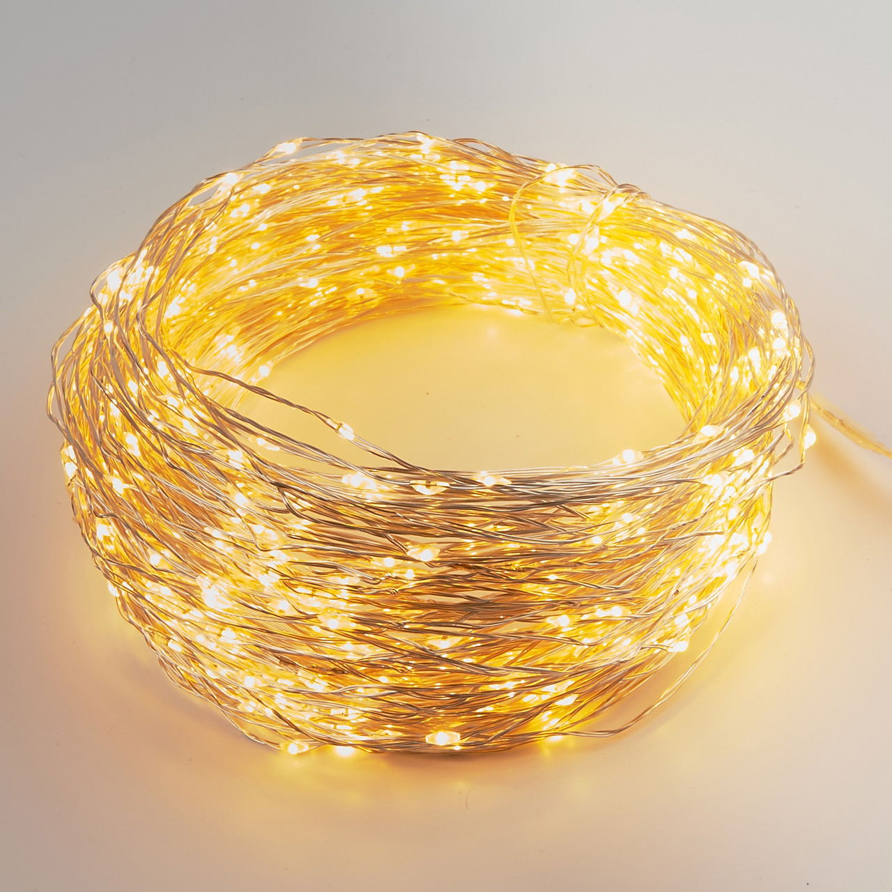 Гирлянда светодиодная String Light Роса, 1000 LED длина 100 м (теплый белый, 87451) - фото 1 - id-p219790580