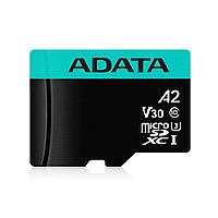 Флеш карта microSDHC 512Gb Class10 A-Data AUSDX512GUI3V30SA2-RA1 Premier Pro + adapter