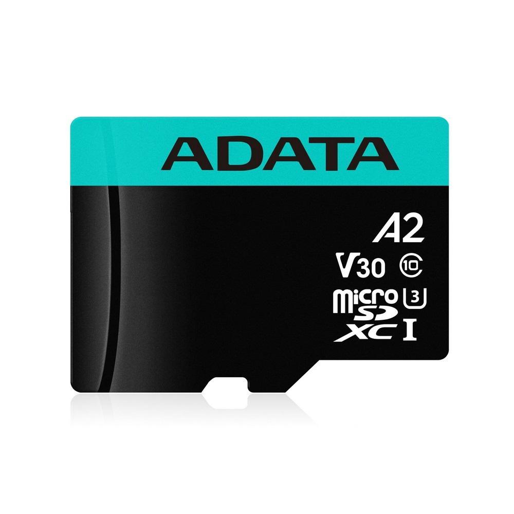 Флеш карта microSDHC 512Gb Class10 A-Data AUSDX512GUI3V30SA2-RA1 Premier Pro + adapter - фото 1 - id-p215030144