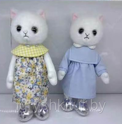 Мягкая игрушка Котёнок в одёжке, разные цвета, 30 см - фото 3 - id-p220184638