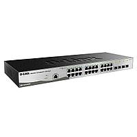 D-Link DGS-1210-28/ME/B2A Управляемый коммутатор 2 уровня с 24 портами 10/100/1000Base-T и 4 портами