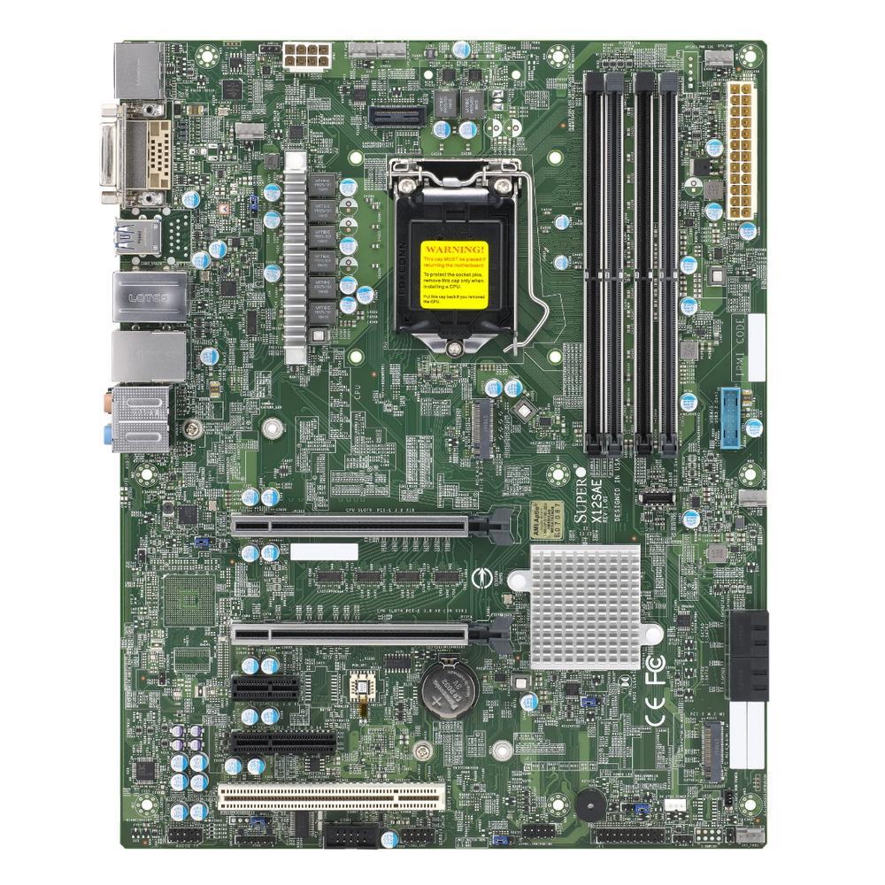 Supermicro MBD-X12SAE-B 10th Generation Intel® Core™ i9/Core™ i7/Core™i5/Core™i3/Pentium®/Celeron®