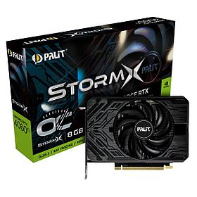 Видеокарта Palit PCI-E 4.0 RTX4060TI STORMX OC NVIDIA GeForce RTX 4060TI 8192Mb 128 GDDR6 2310/18000 HDMIx1