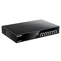 D-Link DGS-1008MP/B1A Неуправляемый коммутатор с 8 портами 10/100/1000Base-T с поддержкой PoE 802.3af/802.3at