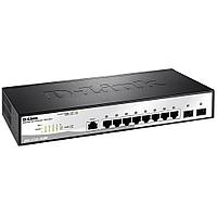 D-Link DGS-1210-10/ME/A1A Коммутатор 2 уровня с 8 портами 10/100/1000Base-T и 2 портами 1000Base-X SFP