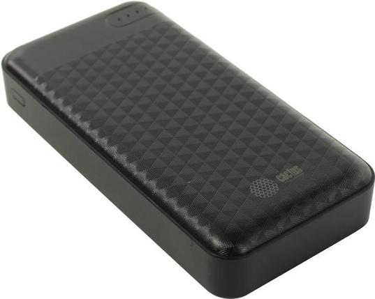 Мобильный аккумулятор Cactus CS-PBFSET-20000 Li-Pol 20000mAh 2.1A+2.1A черный 2xUSB материал пластик, фото 2