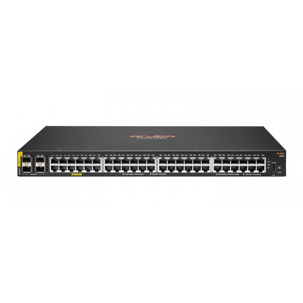 Коммутатор HPE R8N85A HPE Коммутатор Aruba 6000 Managed L2 48G Class4 PoE 370W 4SFP Switch - фото 1 - id-p214793305