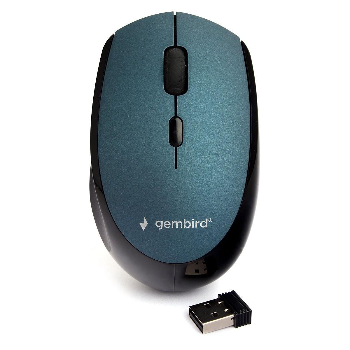 Манипулятор Gembird Wireless Optical Mouse MUSW-354-B (RTL) USB 4btn+Roll - фото 1 - id-p216020662