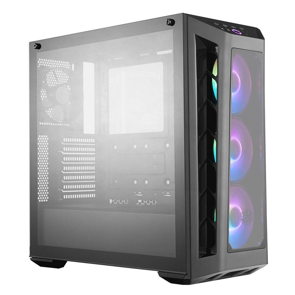 Корпус без БП Cooler Master. Cooler Master MasterBox MB530P, 2xUSB3.0, 2xUSB2.0, 1x120 Fan, 3x120RGB fan, w/o - фото 1 - id-p211090099