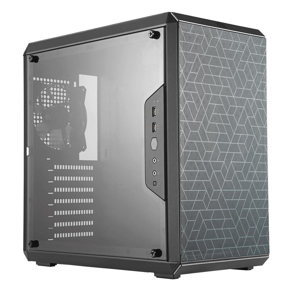 Корпус без блока питания Cooler Master. Cooler Master MasterBox Q500L, USB3.0x2, 1x120Fan, Black, ATX, w/o PSU - фото 1 - id-p211090106