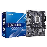 Материнская плата Asrock B660M-HDV Soc-1700 Intel B660 2xDDR4 ATX AC`97 8ch(7.1) GbLAN RAID+VGA+HDMI+DP