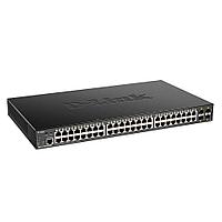 D-Link DGS-1250-52XMP/A1A Настраиваемый коммутатор 2 уровня с 48 портами 10/100/1000Base-T и 4 портами