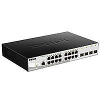 D-Link DGS-1210-20/ME/B1A Управляемый коммутатор 2 уровня с 16 портами 10/100/1000Base-T и 4 портами