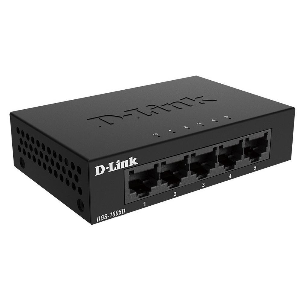 D-Link DGS-1005D/J2A Неуправляемый коммутатор с 5 портами 10/100/1000Base-T и функцией энергосбережения - фото 1 - id-p211090119