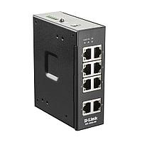 D-Link DIS-100G-8W/A1A Промышленный неуправляемый коммутатор с 8 портами 10/100/1000Base-T