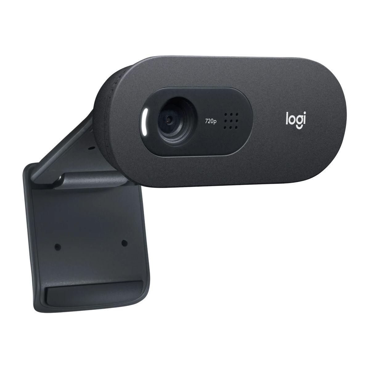 Камера Web Logitech C505e черный 1.2Mpix (1280x720) USB2.0 с микрофоном для ноутбука (960-001373) - фото 1 - id-p219077201