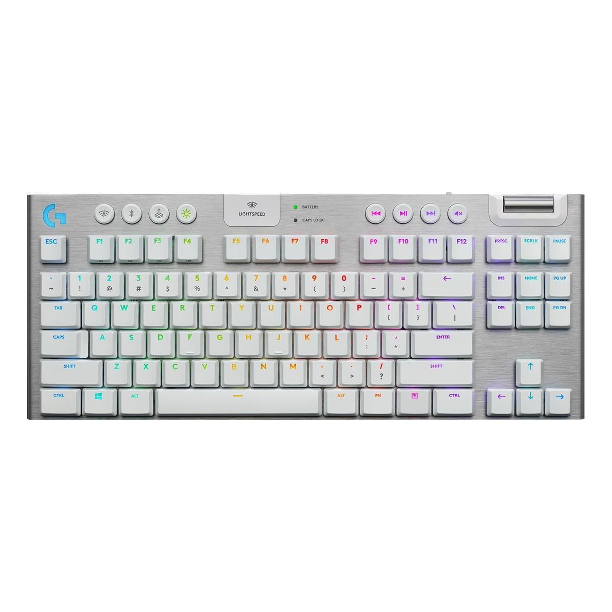 Клавиатура Logitech Wireless RGB Mechanical Gaming Keyboard G915 TKL USB 920-010117 - фото 1 - id-p215798599