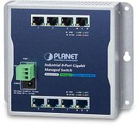 Индустриальный коммутатор PLANET WGS-4215-8T IP30, IPv6/IPv4, 8-Port 1000TP Wall-mount Managed Ethernet Switch