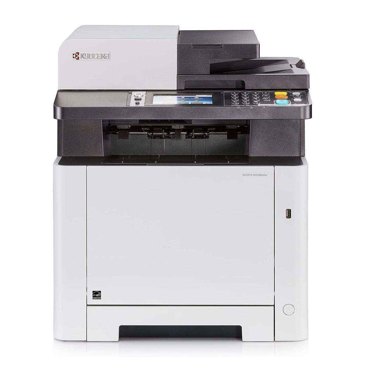 Kyocera ECOSYS M5526cdw, P/C/S/F, цв.лазерный, A4, 26 стр/мин, 1200x1200 dpi, 512 Мб, USB 2.0, Network, Wi-Fi, - фото 1 - id-p204487577