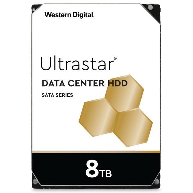 Жёсткий диск HDD 8 Tb SATA 6Gb/s Western Digital Ultrastar 0B36404 / HUS728T8TALE6L4 3.5" 7200rpm 256M - фото 1 - id-p212706137