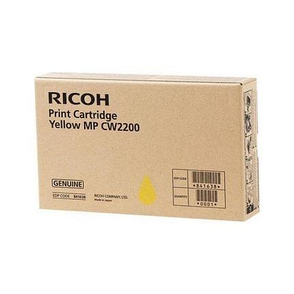Картридж желтый тип MP CW2200 Ricoh. Print Cartridge Yellow MP CW2200, фото 2