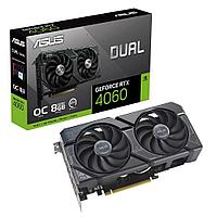 Видеокарта 8Gb PCI-E GDDR6 ASUS DUAL-RTX4060-O8G (RTL) HDMI+3xDP GeForce RTX4060 (90YV0JC0-M0NA00)