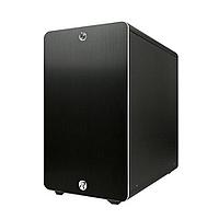 Корпус RAIJINTEK THETIS BLACK CLASSIC (Aluminum, ATX; 1.5mm Aluminum side panel; 120x120x25 O-type LED fan