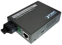 FT-801 Медиа конвертер PLANET 10/100Base-TX to 100Base-FX (ST) Bridge Media Converter, LFPT Supported