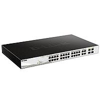 D-Link DGS-1210-28P/FL1A Управляемый коммутатор 2 уровня с 24 портами 10/100/1000Base-T и 4 комбо-портами