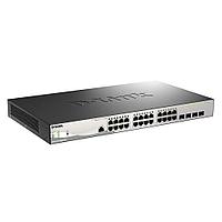 D-Link DGS-1210-28MP/ME/B2A PROJ Управляемый коммутатор 2 уровня с 24 портами 10/100/1000Base-T и 4 портами