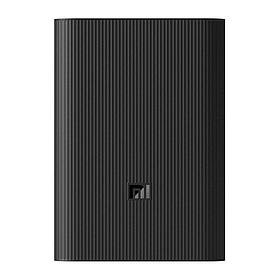 Мобильный аккумулятор Xiaomi Mi Power Bank 3 Ultra Compact Li-Pol 10000mAh 3A+2.5A черный 2xUSB материал