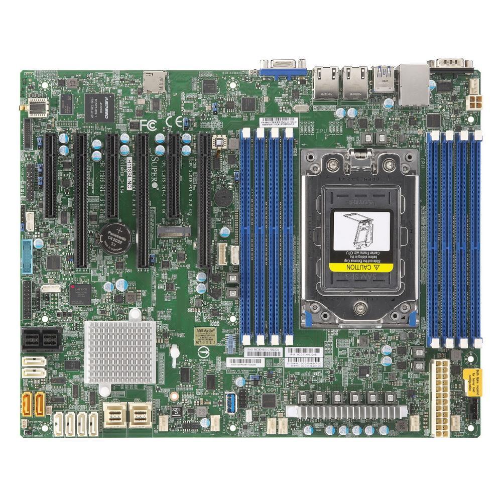 Supermicro MBD-H11SSL-C-B {MB Single AMD EPYC 7000-Series/Up to 1TB Registered ECC/3 PCI-E 3.0 x16, 3 PCI-E - фото 1 - id-p219836075