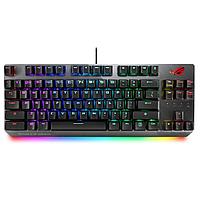 Клавиатура проводная механическая ASUS ROG Strix Scope NX TKL 90MP00N6-BKRA00 (ROG NX Red), USB, RGB,