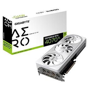 Видеокарта 12Gb PCI-E GDDR6X GIGABYTE GV-N407TAERO OCV2-12GD (RTL) HDMI+3xDP GeForce RTX4070Ti