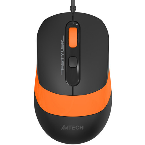 Клавиатура + мышь A4Tech Fstyler F1010 (черный/оранжевый) - фото 3 - id-p220173837