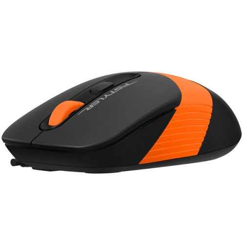 Клавиатура + мышь A4Tech Fstyler F1010 (черный/оранжевый) - фото 4 - id-p220173837