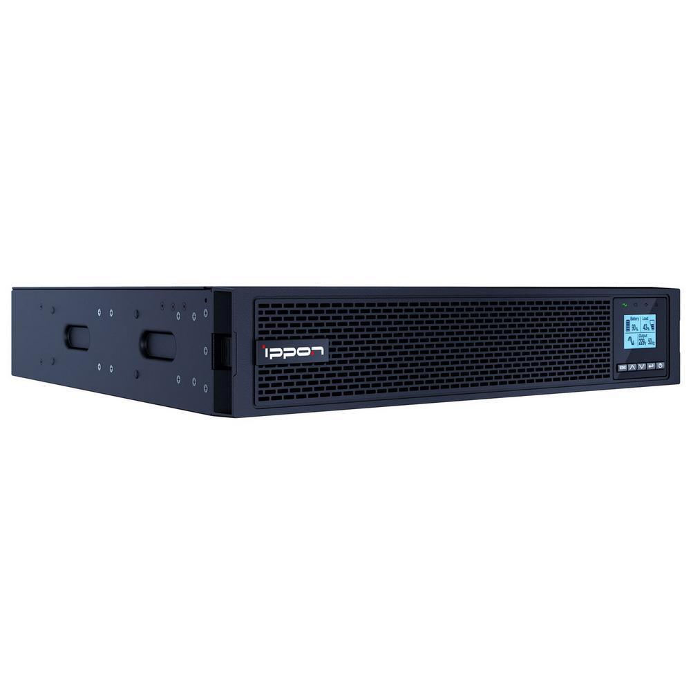 ИБП UPS 1500VA Ippon Innova RT II 1500 Black LCD+ComPort+USB (подкл-е доп. батарей) 1398360 - фото 1 - id-p212720846