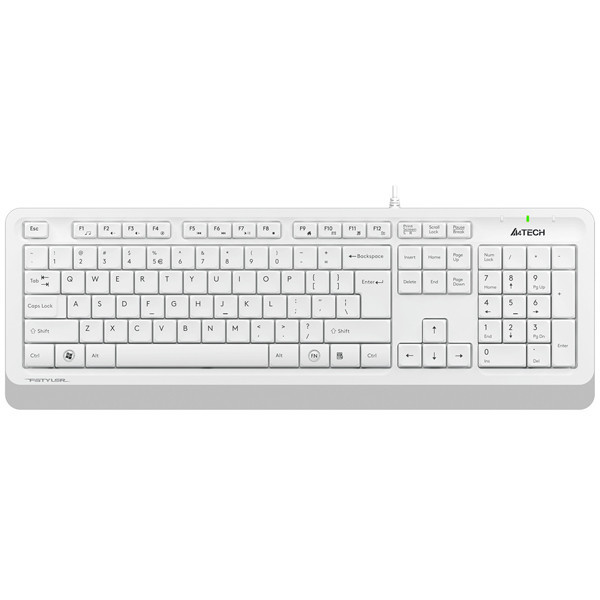 Клавиатура + мышь A4Tech Fstyler F1010 (белый/серый) - фото 2 - id-p220173839