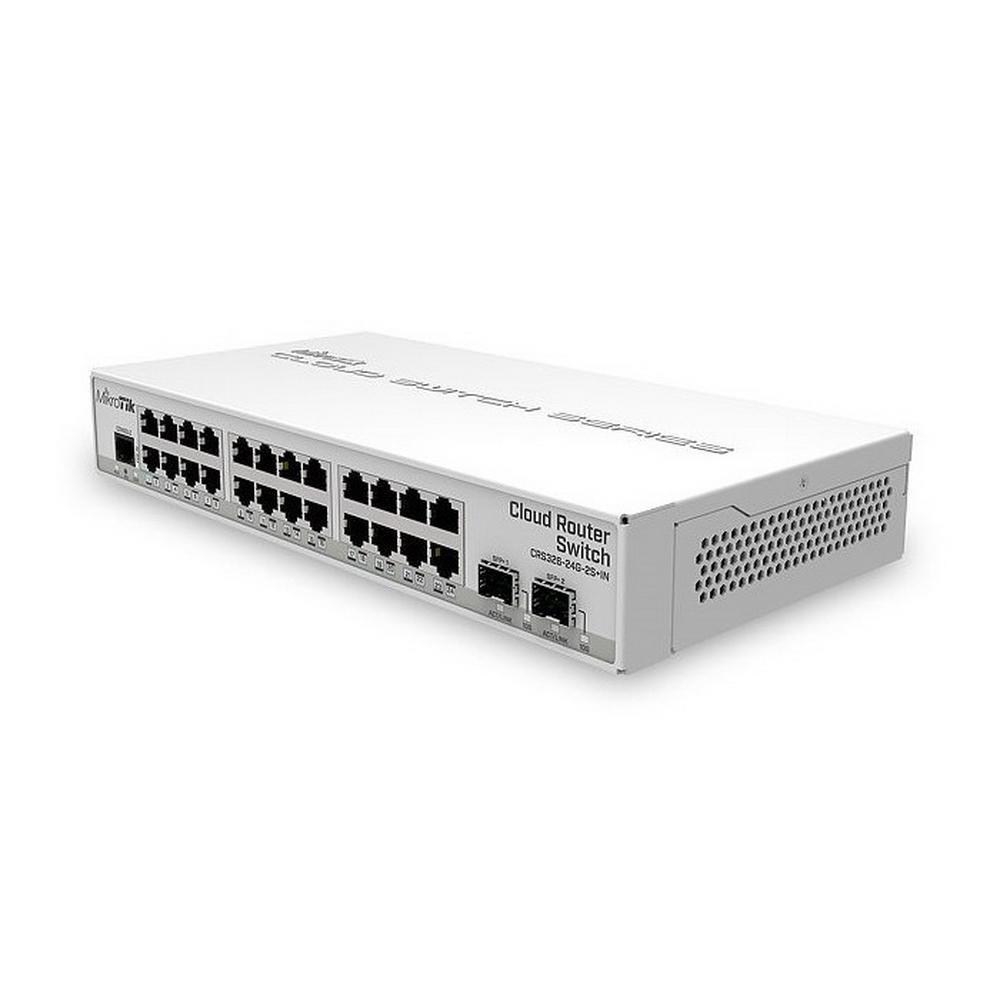 Коммутатор MikroTik Cloud Router Switch 326-24G-2S+IN with 800 MHz CPU, 512MB RAM, 24xGigabit LAN, 2xSFP+ - фото 1 - id-p212698630