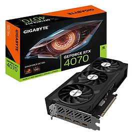 Видеокарта 12Gb PCI-E GDDR6X GIGABYTE GV-N4070WF3OC-12GD Rev1.0 (RTL) HDMI+3xDP GeForce RTX4070