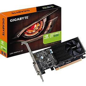 Видеокарта NVIDIA GeForce Gigabyte GT1030 (GV-N1030D5-2GL) 2Gb DDR5 DVI+HDMI RTL