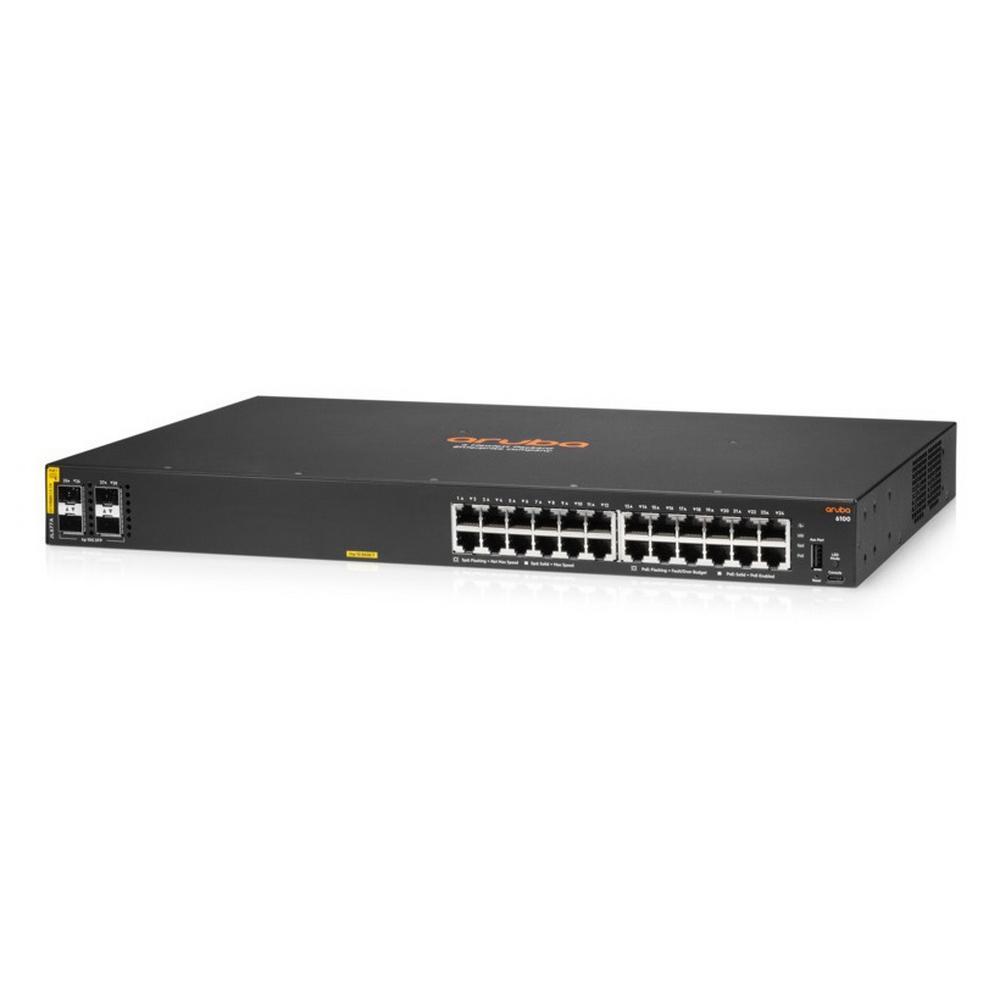 Коммутатор Aruba 6100 24G Class4 PoE 4SFP+ 370W Switch (repl. for JL356A#ABB) - фото 1 - id-p214793302