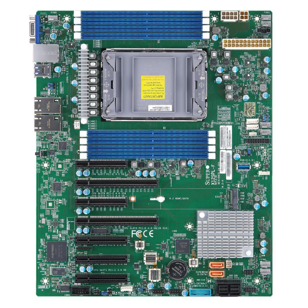 Supermicro MBD-X12SPL-F-B 3rd Gen Intel®Xeon®Scalable processors,Single Socket LGA-4189(Socket - фото 1 - id-p212724411