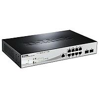 D-Link DGS-1210-10P/ME/A1A Управляемый коммутатор 2 уровня с 8 портами 10/100/1000Base-T с поддержкой PoE и 2