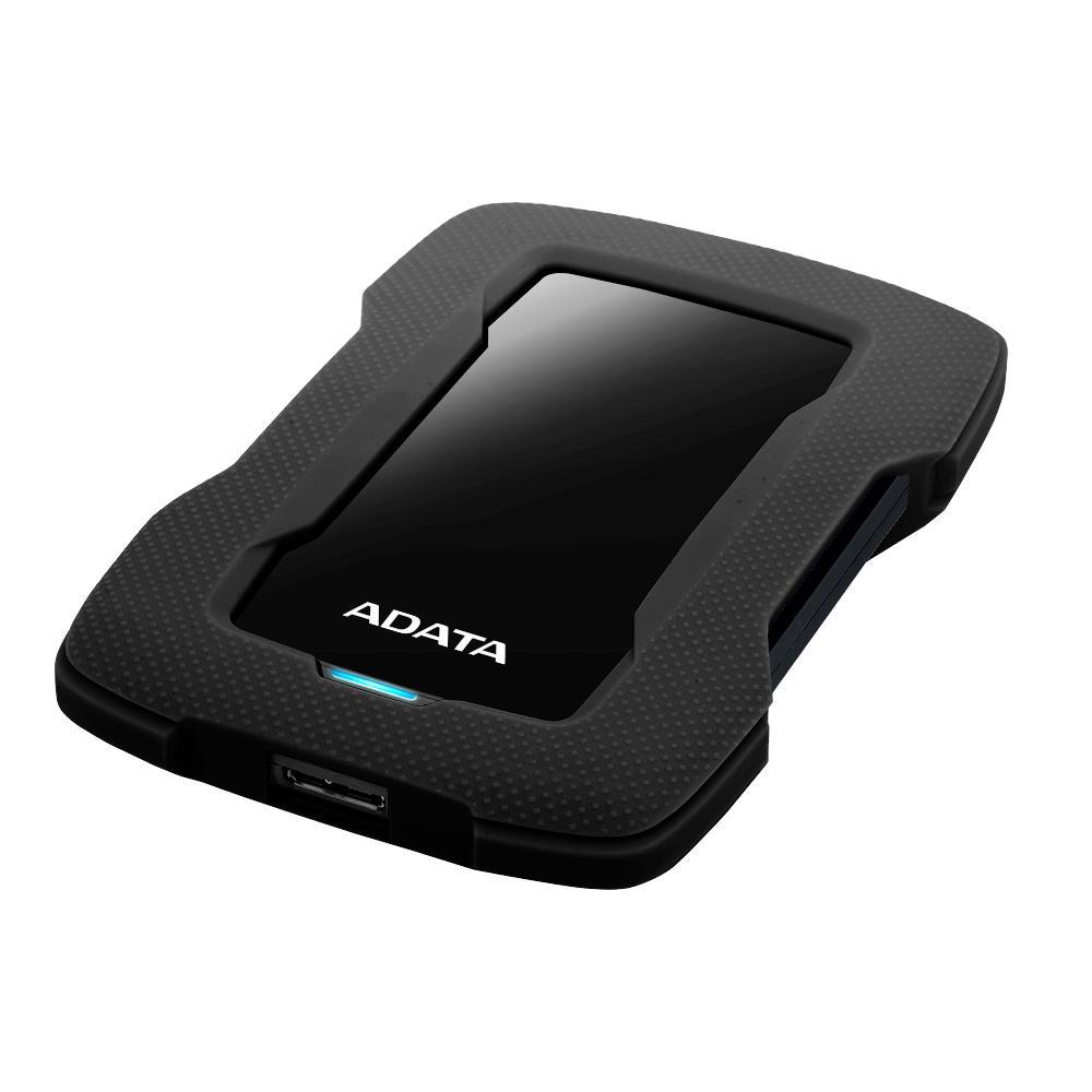 Накопитель A-DATA AHD330-2TU31-CBK Durable HD330 Black USB3.1 Portable 2.5" HDD 2Tb EXT (RTL) - фото 1 - id-p215413372