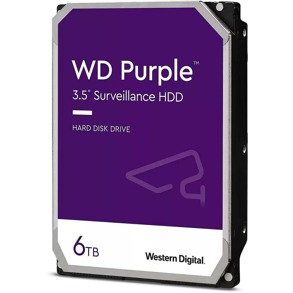 Жёсткий диск HDD 6 Tb SATA 6Gb/s Western Digital Purple WD64PURZ 3.5" - фото 1 - id-p214274873