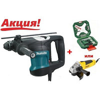 Makita HR3200C, перфоратор трехрежимный SDS-plus, 850 вт, 5.5 Дж (Makita HR 3200C)