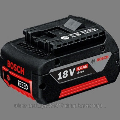 Bosch (1.600.A00.2U5), Аккумулятор, 18 В/5,0 Ач  Li Ion, 1 шт