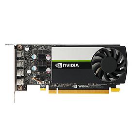 Видеокарта PNY. VGA PNY NVIDIA QUADRO VCNT1000-BLK, 4 GB GDDR6/128 bit, PCI Express 4.0 x16, 4x mDP